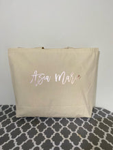 Load image into Gallery viewer, Large Canvas Tote Bag