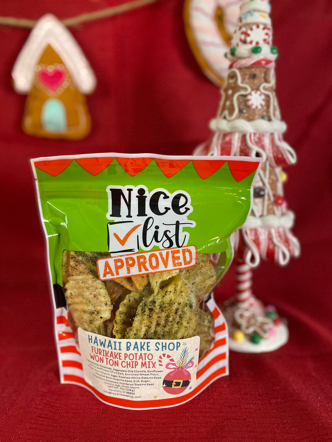 5oz Furikake Potato Won Ton Chip Mix Pouch