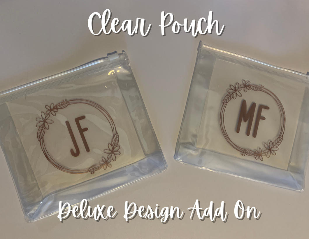 Personalized Organizer Clear Pouch